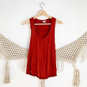 Splendid Razorback Frayed Hem Tank